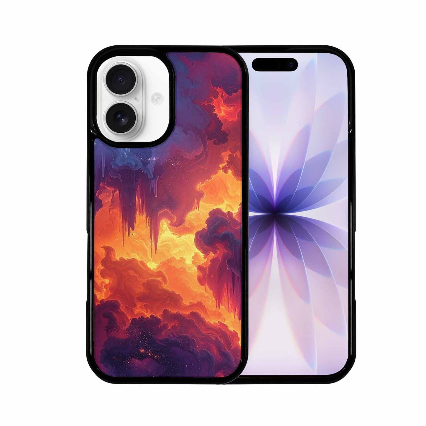 iPhone 17 Case — Seamless Tileable Pattern Of Galaxy Space, Custom Printed Phone Case