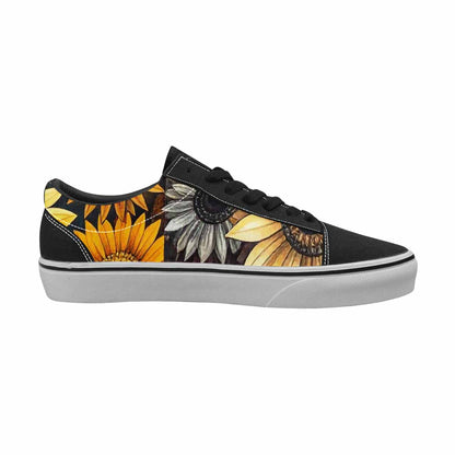 WOMEN'S Sunflower Canvas Lace-Up Vivid Custom Sneakers