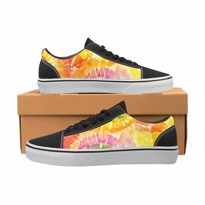 WOMEN'S Tie Dye - Canvas Lace-Up Vibrant Chaos Shoes