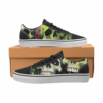 WOMEN'S Rainbow From Skull S Lace-Up Canvas Dreamlike Custom Shoes