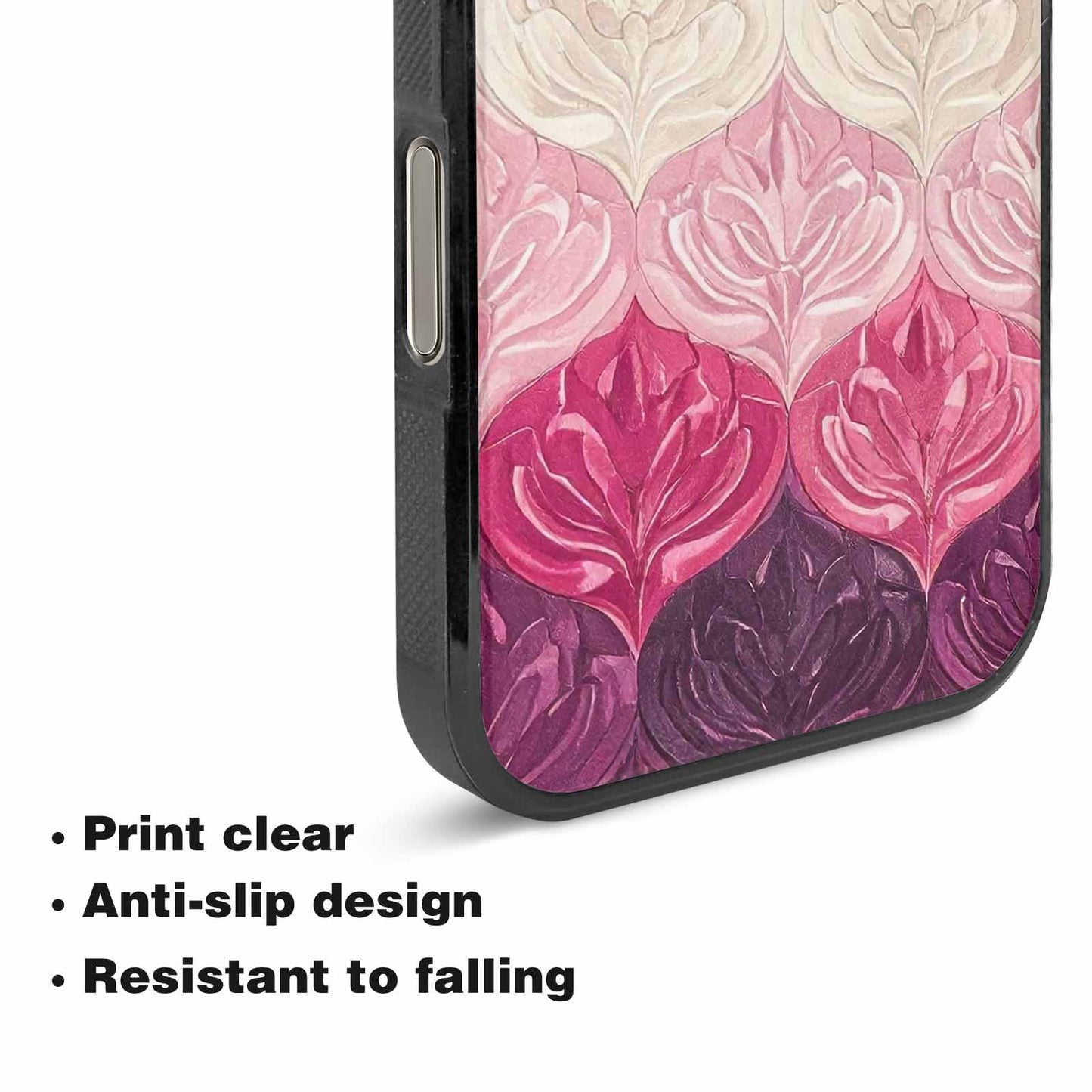 iPhone 16 Pro Max Case — Lesbian Flag Color Theme Small Rainbow, Customized Protective Case