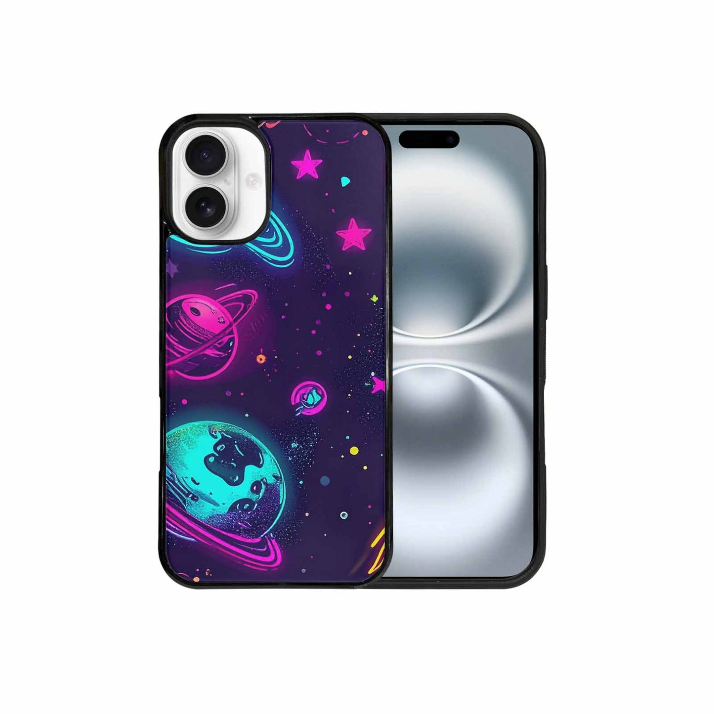 iPhone 16 Plus Case — Space Galaxy Astronaut Custom, Customized Protective Case