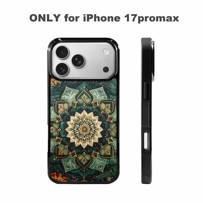 iPhone 17 Pro Max Case — Small Mandala Pattern, Randomly Floral, Custom Art Phone Cover