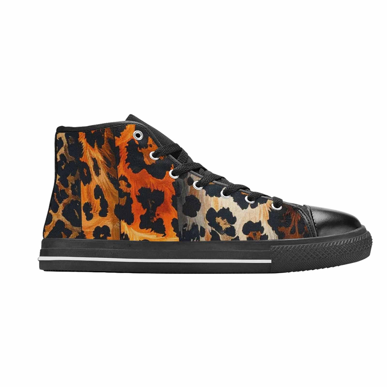 WOMEN'S Animal Print High Top Canvas Y2K Sneakers