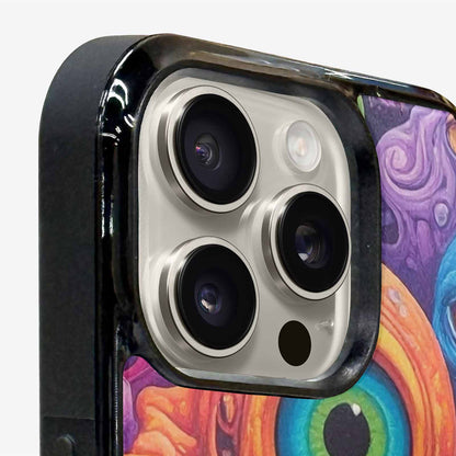 iPhone 16 Pro Max Case — Aliens Tie Dyemelting Aliens P, Custom Print Case Cover