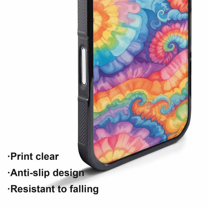iPhone 17 Pro Max Case — Tie Dye Swirls Tie Dye Tie, Customized Protective Case