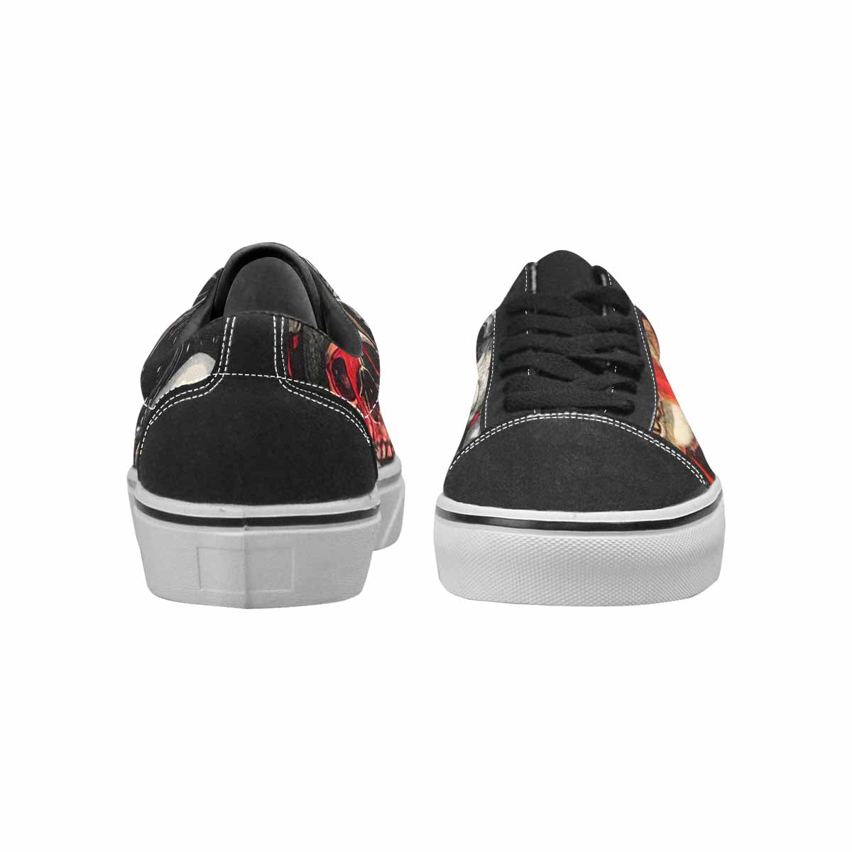 WOMEN'S Rainbow From Skull S Lace-Up Canvas Dreamcore Custom Shoes