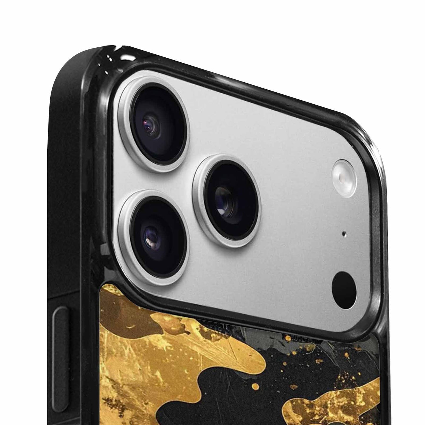 iPhone 17 Pro Max Case — Camo Pattern With Metallic Camo, Unique Phone Case Design