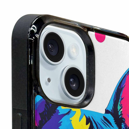 iPhone 15 Case — French Bulldog Pop Art Pattern, Personalized Phone Case