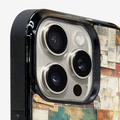 iPhone 15 Pro Max Case — Distressed Grunge Texture Pattern Hundreds Of, Original Design Phone Case