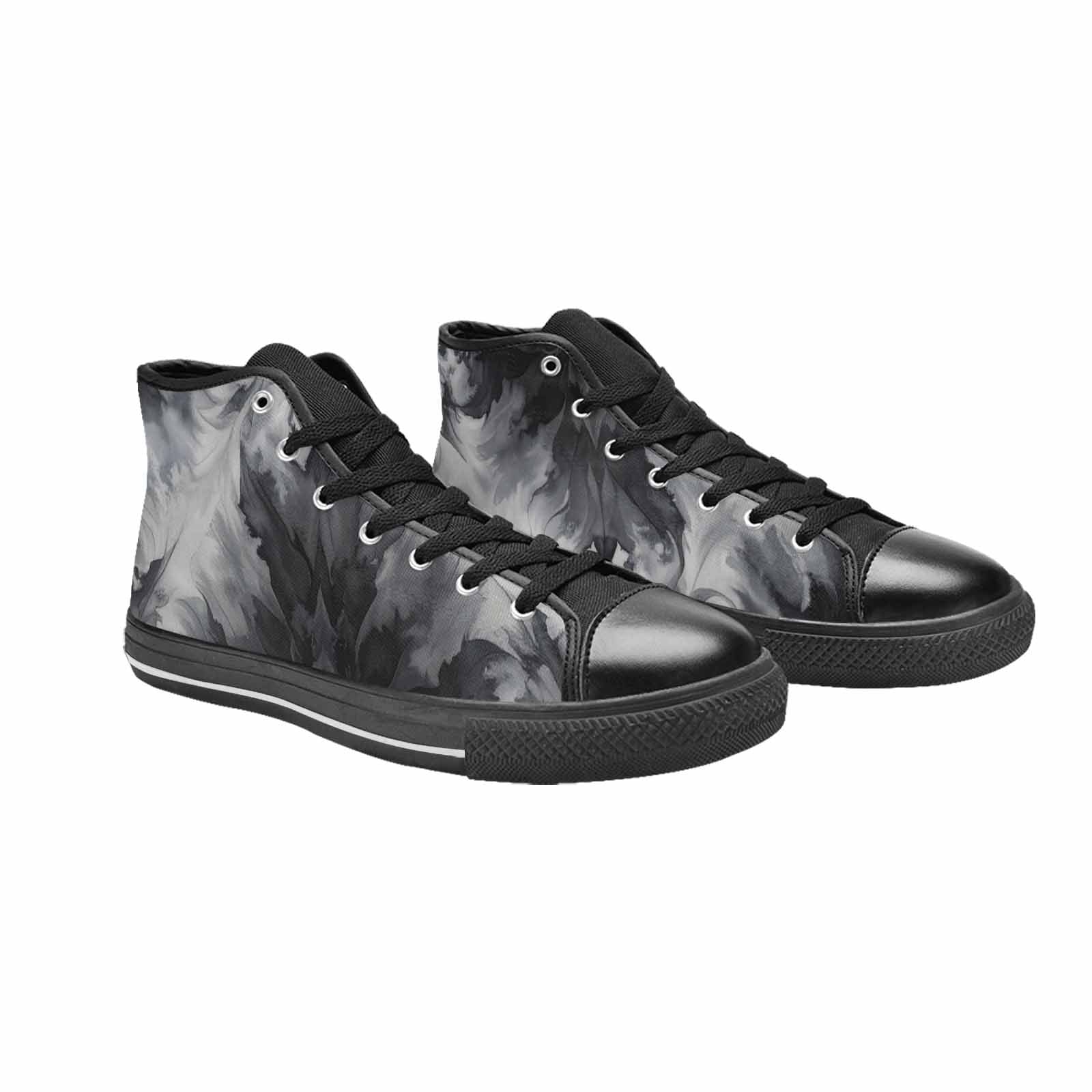 WOMEN'S Tie Dye - High Top Canvas Grunge Custom Sneakers