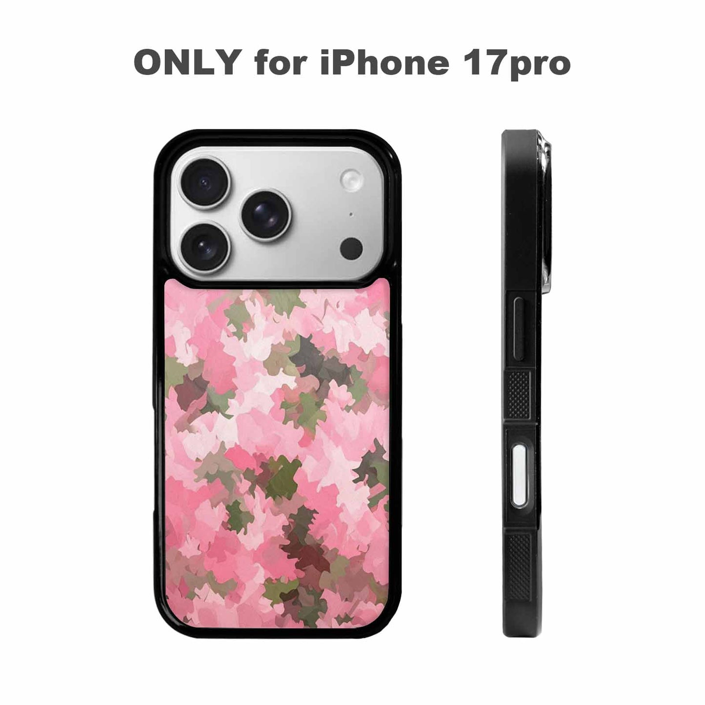 iPhone 17 Pro Case — Small Military Camouflage Blotch Pattern Camo, Custom Designed Case Cover