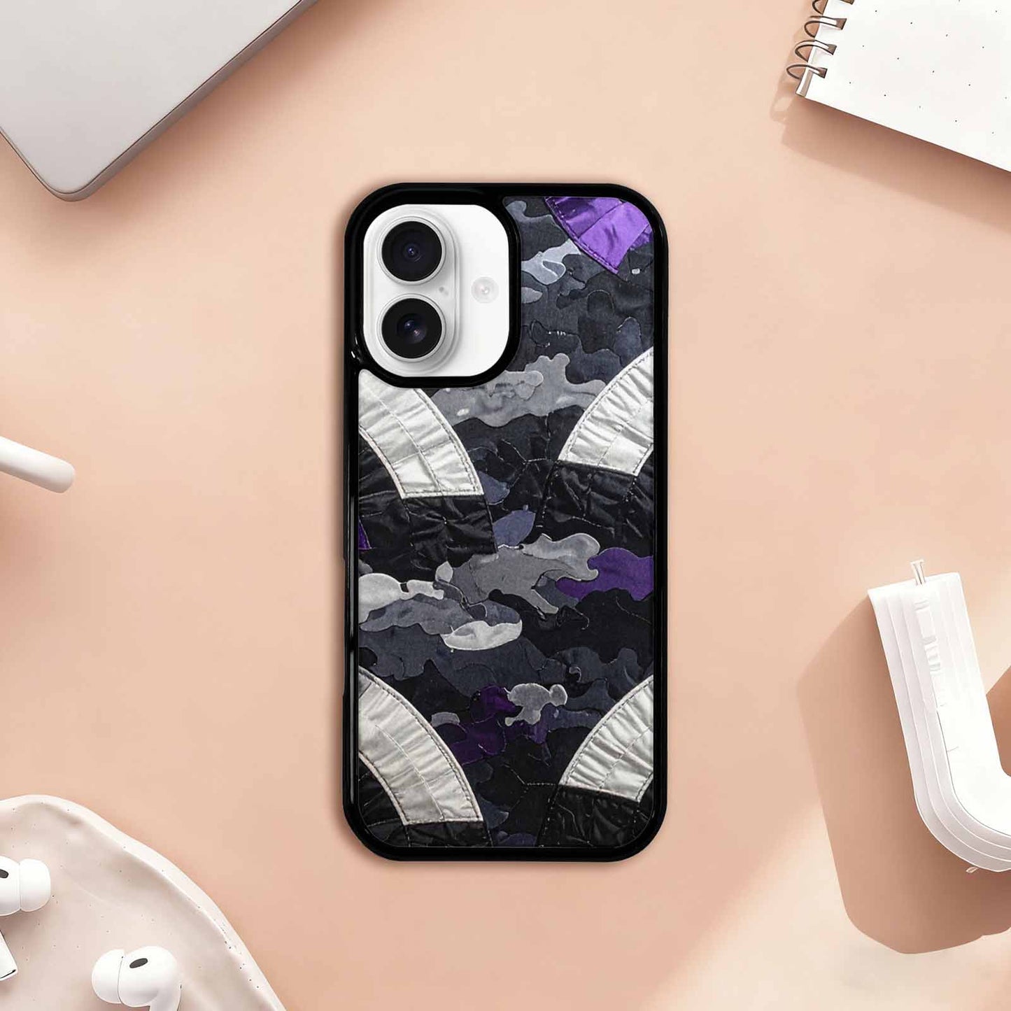 iPhone 17 Case — Vivid Camo Asexual Camo, Custom Art Phone Cover