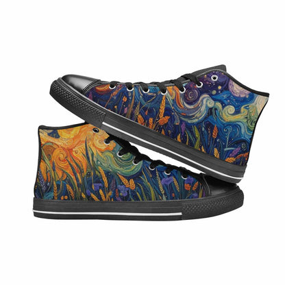 WOMEN'S Blend All Versions High Top Canvas Cottagecore Shoes