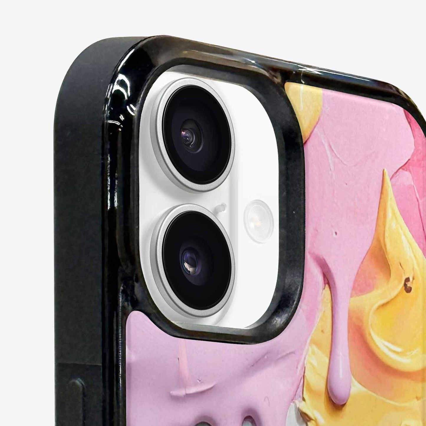 iPhone 16 Case — Soft Serve Swirl Monster Characters, Personalized Phone Case