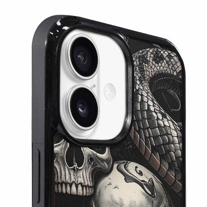 iPhone 17 Case — Skull Dark Art Gothic Print Gothic, Customized Protective Case