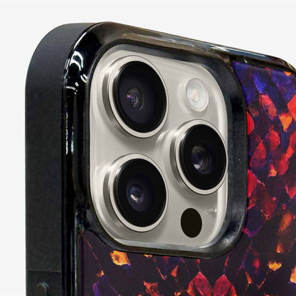 iPhone 16 Pro Max Case — Dark Snake Print, Unique Phone Case Design