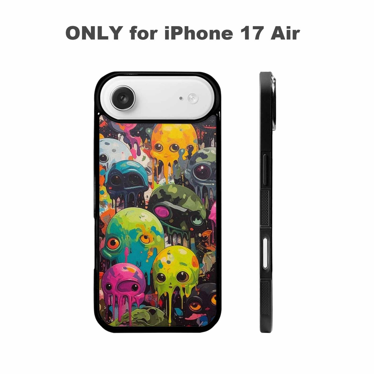 iPhone 17 Air Case — Aliens Camomelting Aliens Patt Sex Alien, Unique Phone Case Design