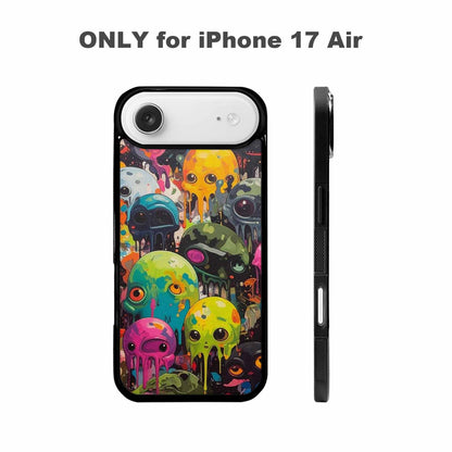 iPhone 17 Air Case — Aliens Camomelting Aliens Patt Sex Alien, Unique Phone Case Design