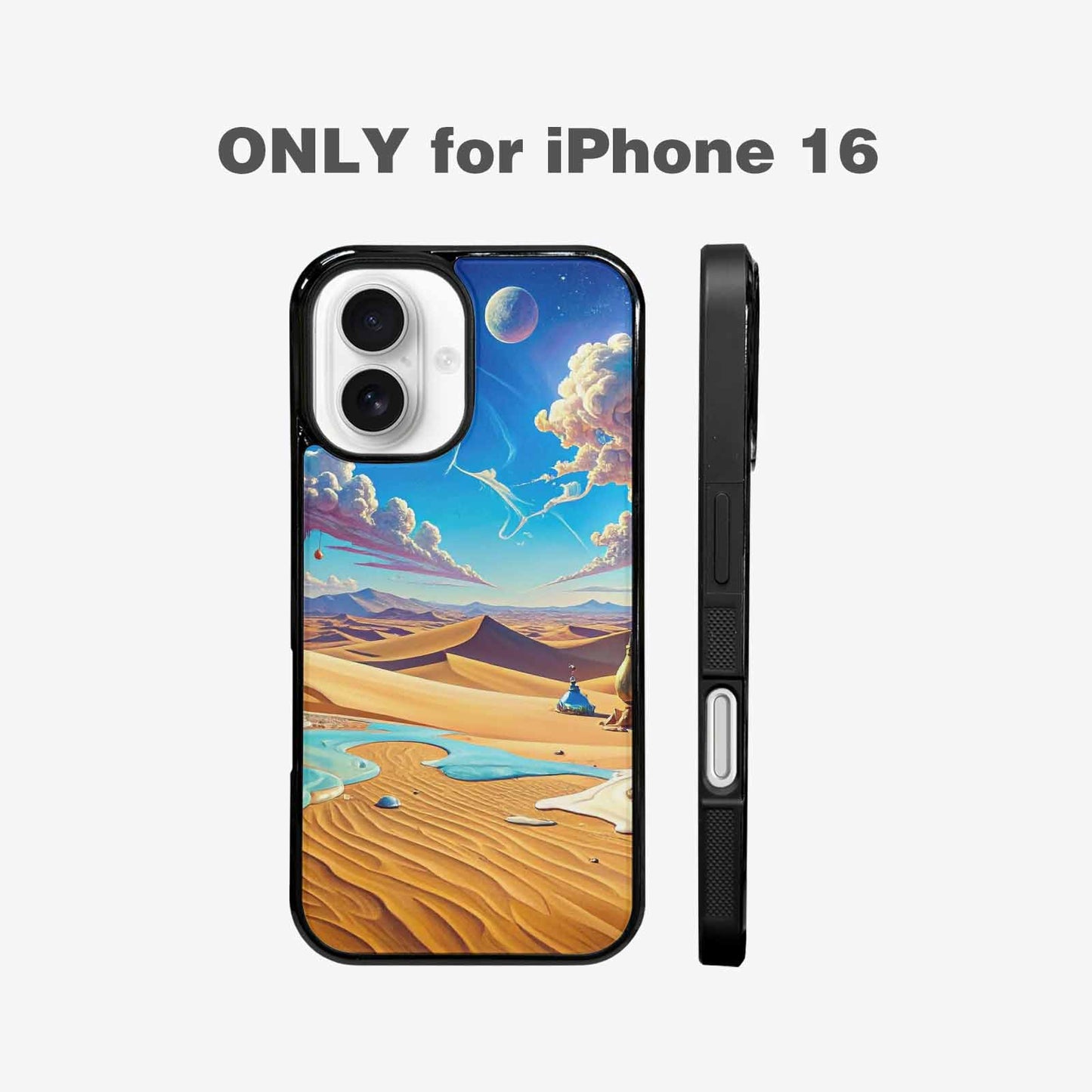 iPhone 16 Case — Surrealist Desert Dreamscape Custom, Custom Made Phone Cover