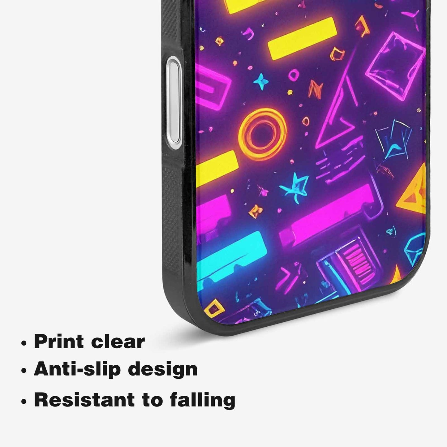 iPhone 16 Plus Case — 80s Retro Motif 80s Retro Motifs, Custom Phone Case