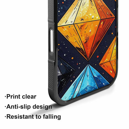 iPhone 17 Case — Vintage Summer Diamond Retro Vintage, Customized Protective Case