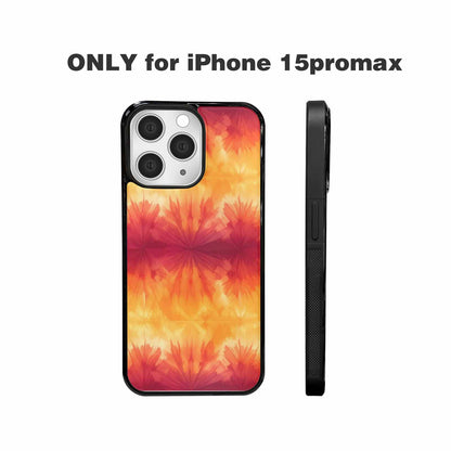 iPhone 15 Pro Max Case — Ombre Tie Dye Sunset, Personalized Phone Case