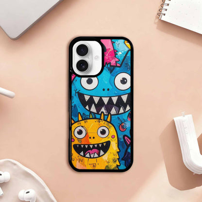 iPhone 17 Case — Seamless Repeating Pattern Of Cartoon Cute, Customized Protective Case