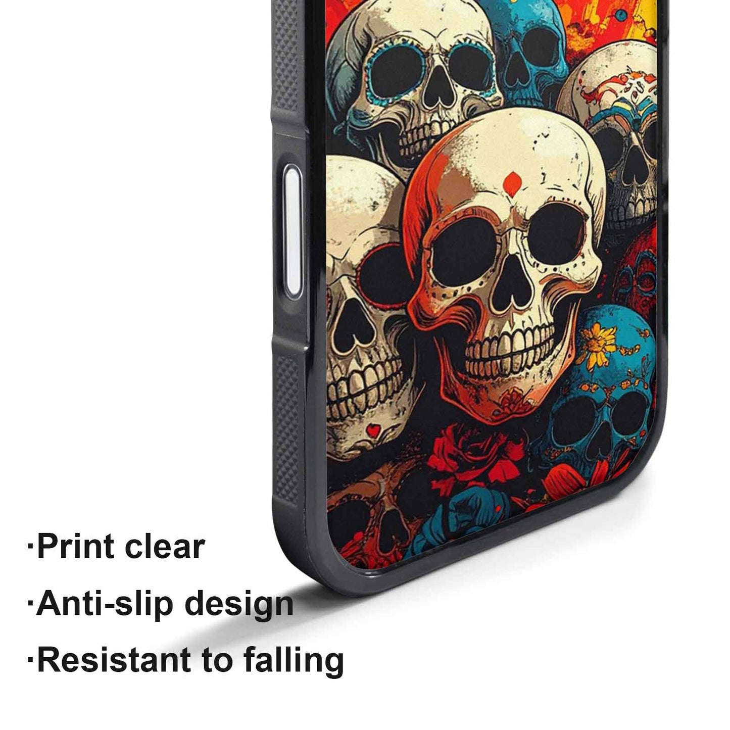 iPhone 17 Pro Case — Skull Dark Art Gothic Print Gothic, Custom Art Phone Cover