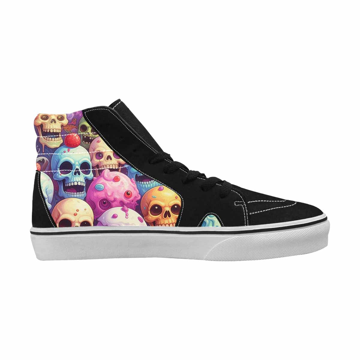 MEN'S Ice Cream Monsters  High Top Canvas Surreal Custom Shoes
