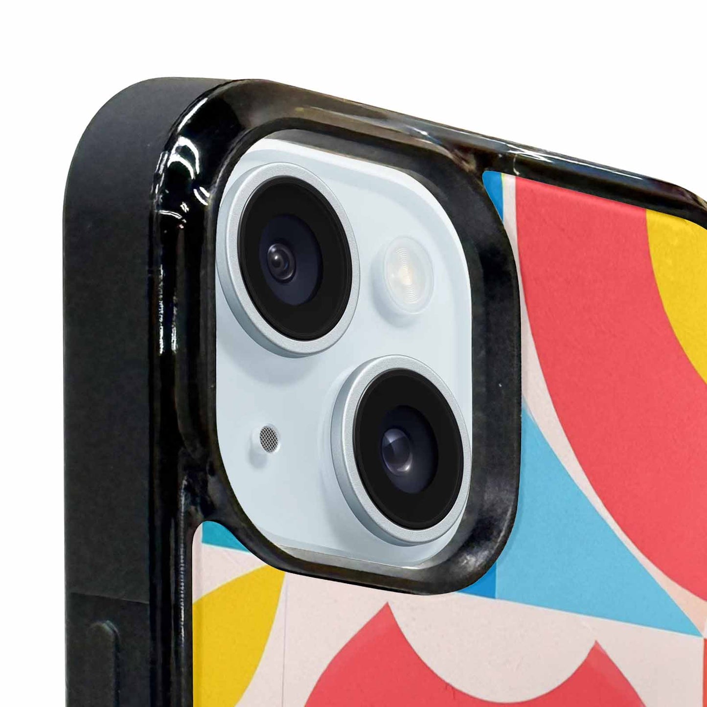 iPhone 15 Plus Case — 1960s Mod Cartoon Art Pattern, Custom Art Phone Cover