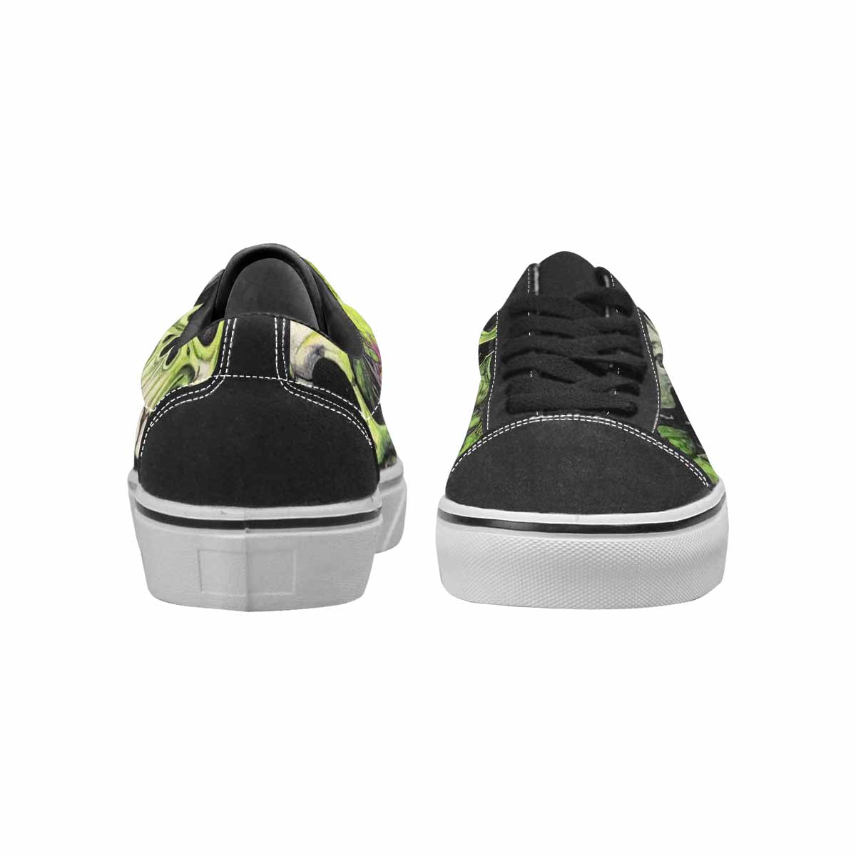 WOMEN'S Rainbow From Skull S Lace-Up Canvas Dreamlike Custom Shoes