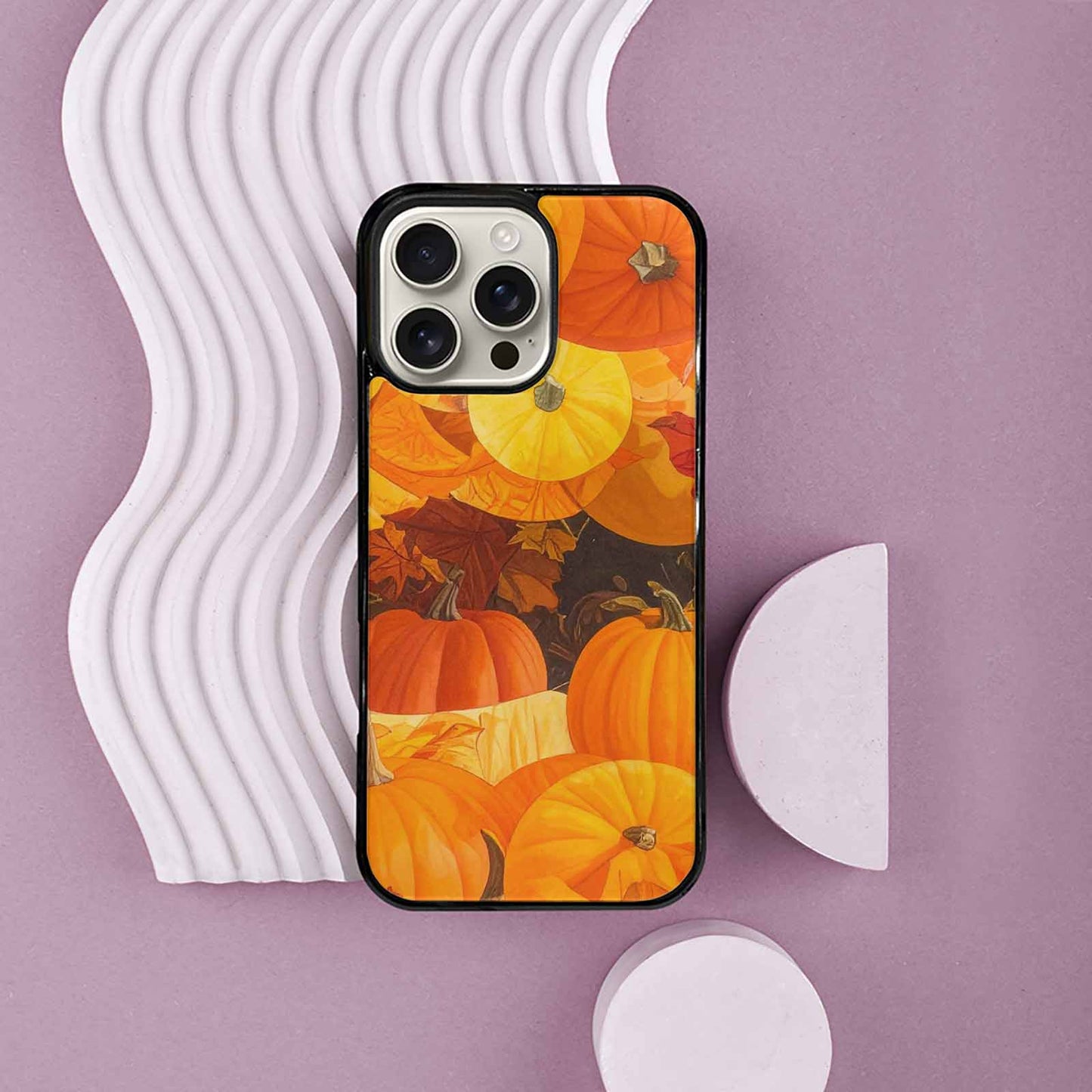 iPhone 16 Pro Max Case — Autumn Pumpkin Patch Autumn Pumpkin Patch, Custom Print Case Cover