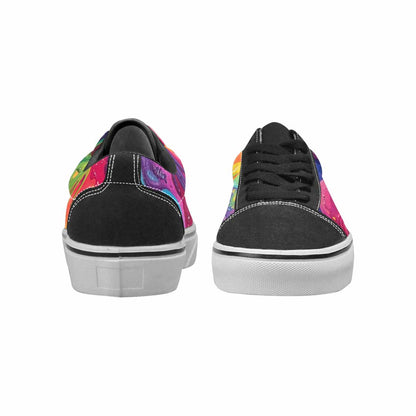 WOMEN'S Aliens  Tie Dye Lace-Up Canvas Vivid Sneakers