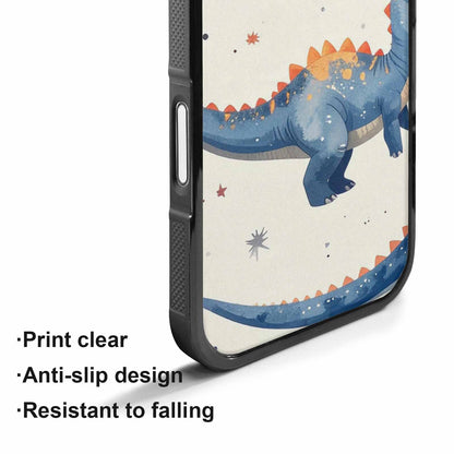 iPhone 17 Case — Retro Dinosaurs Star Galaxy Space, Unique Phone Case Design
