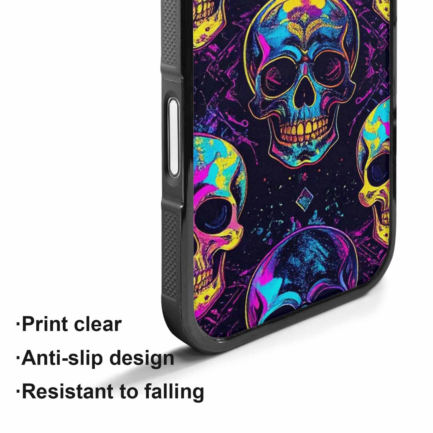 iPhone 17 Case — Skull Dark Art Gothic Print Gothic, Unique Phone Case Design