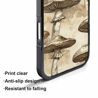 iPhone 17 Pro Max Case — Iridescent Storm Mushroom Original Art, Unique Phone Case Design