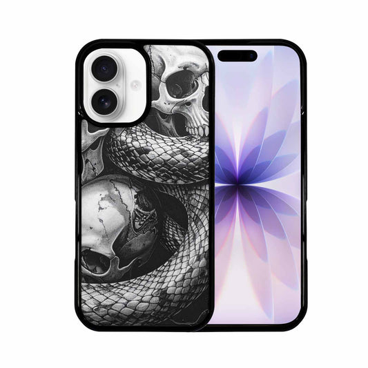 iPhone 17 Case — Skull Dark Art Gothic Print Gothic, Customized Protective Case