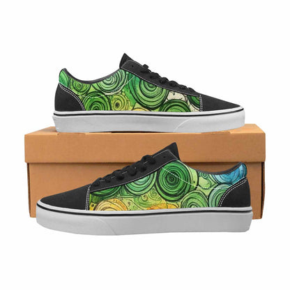 WOMEN'S Tie Lace-Up Canvas Vivid Custom Sneakers