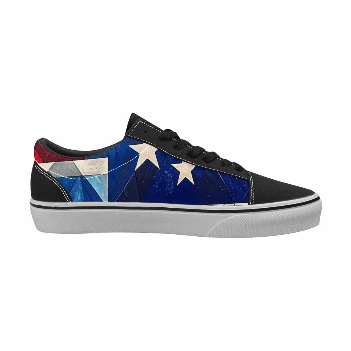 MEN'S American Flag Stars Canvas Lace-Up Grunge Shoes