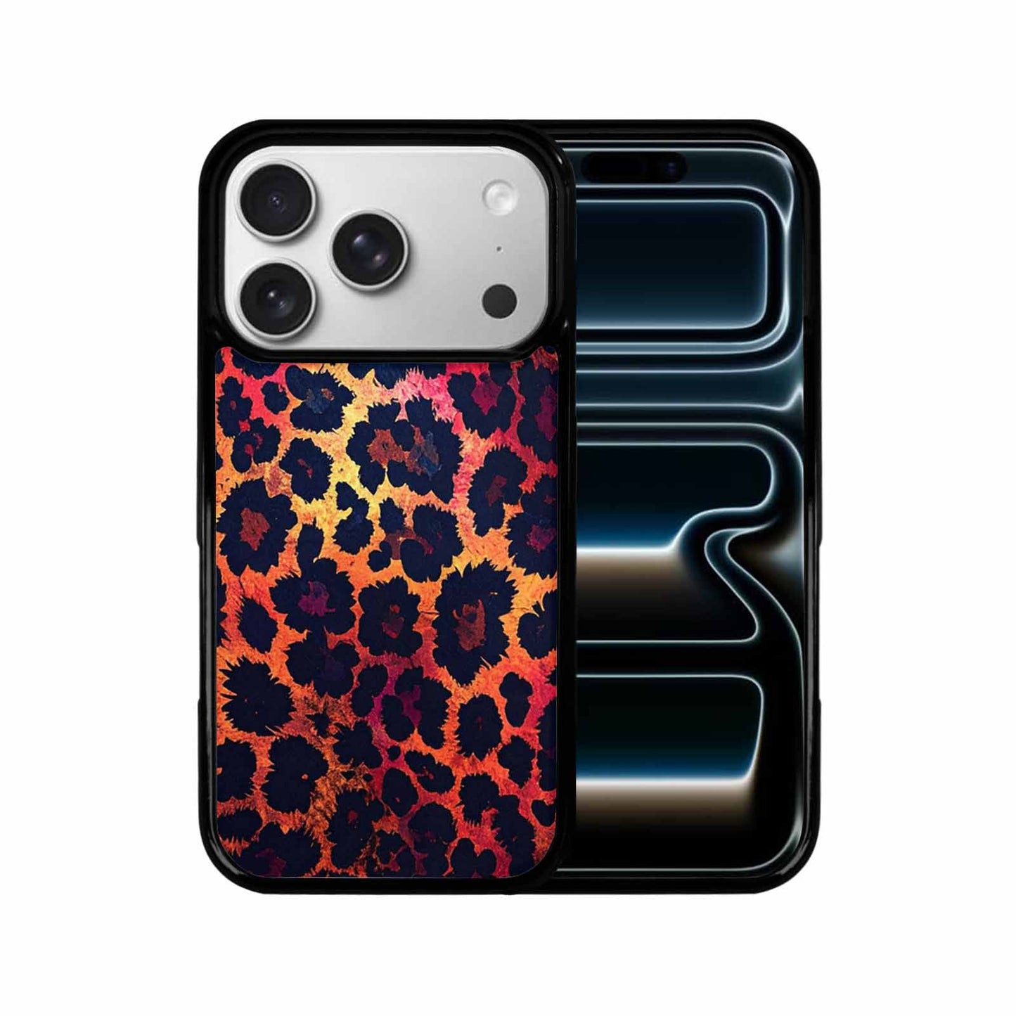iPhone 17 Pro Case — Leopard Print Dark Seamless Pattern Animal, Custom Art Phone Cover