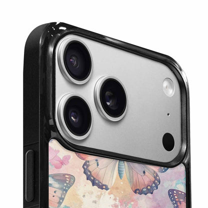 iPhone 17 Pro Case — Pastel Animal Print Butterfly Animal Print, Custom Art Phone Cover