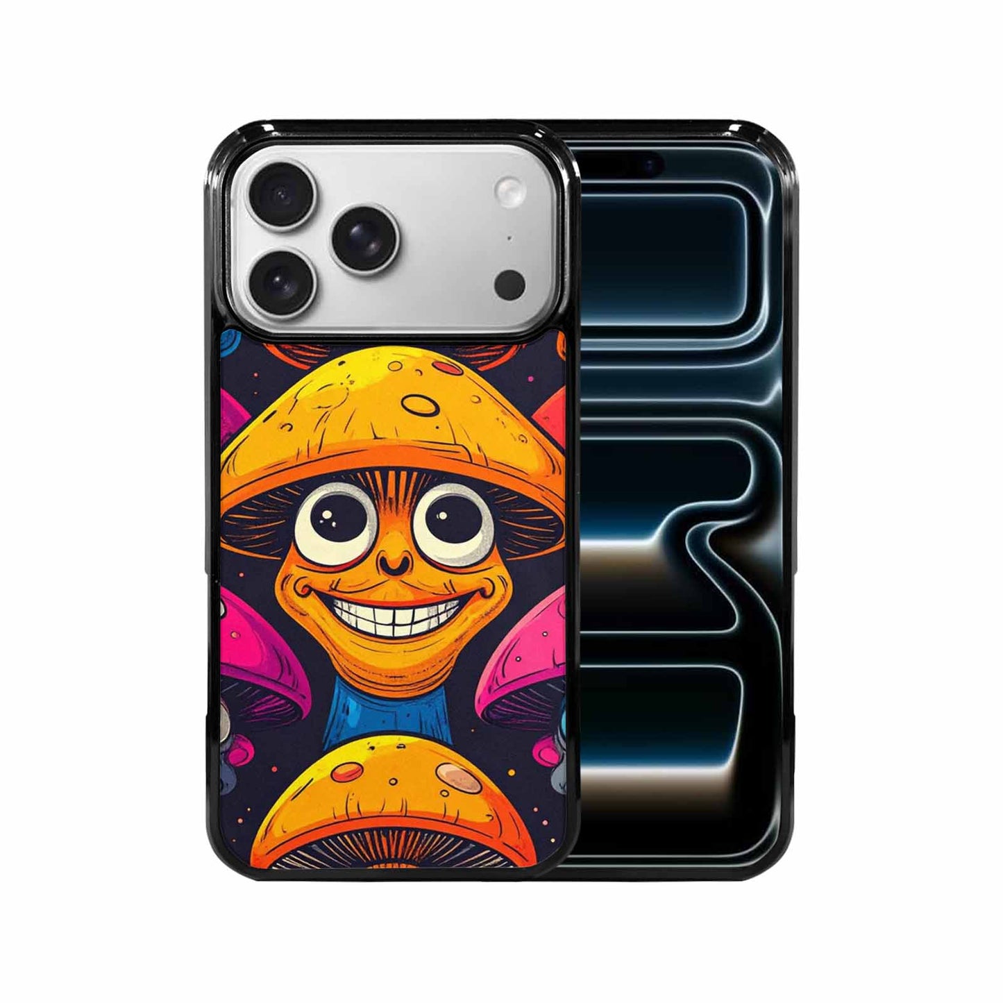 iPhone 17 Pro Max Case — Retro Mushroom Cartoon Art Retro Vintage, Personalized Phone Case