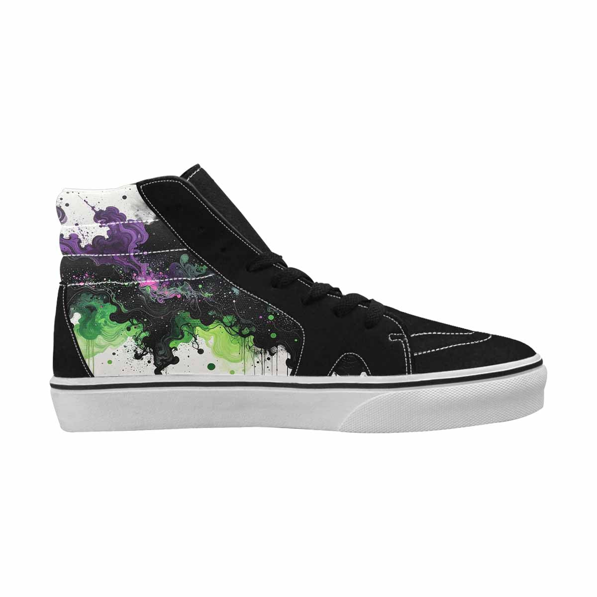 MEN'S Galaxy Nebula High Top Canvas Dark Academia Custom Sneakers