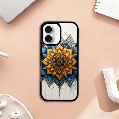 iPhone 17 Case — Black &amp; Blue Ink Original Art, Custom Art Phone Cover