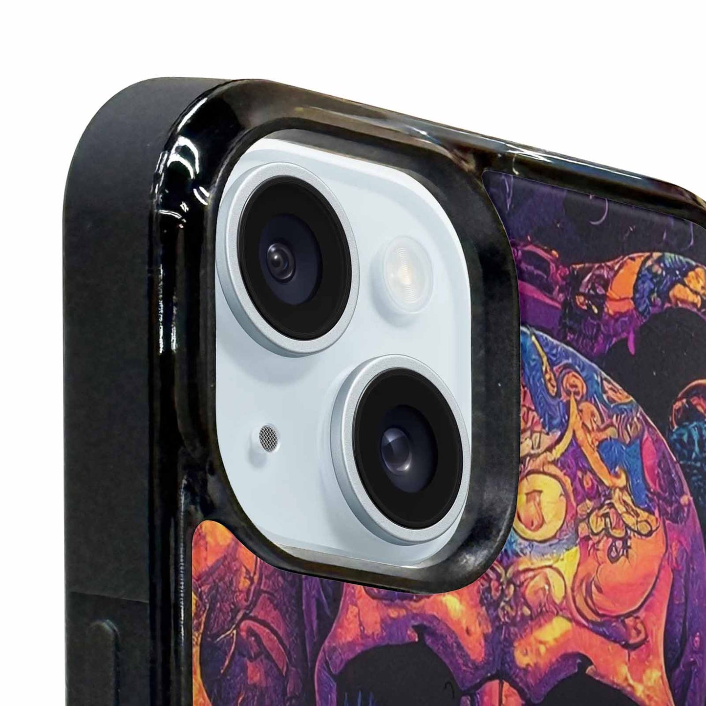 iPhone 15 Plus Case — Snakes And Skulls Collage Custom, Unique Phone Case Design