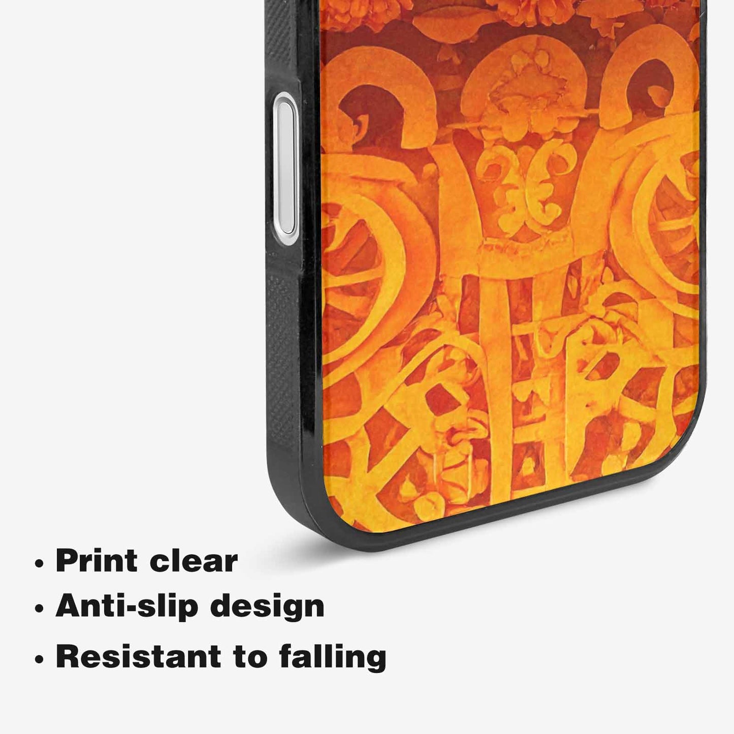iPhone 16 Case — Marigold Day Of The Dead Marigold, Custom Art Phone Cover