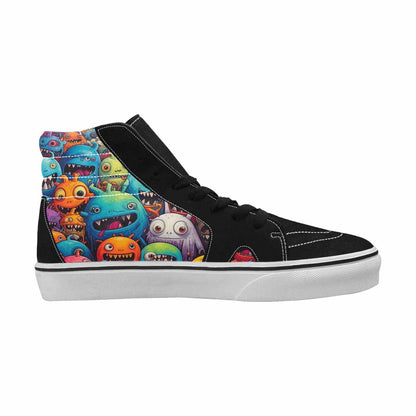 MEN'S Monsters (general) Cartoon Monst High Top Canvas Vivid Sneakers