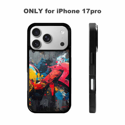 iPhone 17 Pro Case — Seamless Repeating Pattern Of Overlapping Camo, Custom Print Case Cover