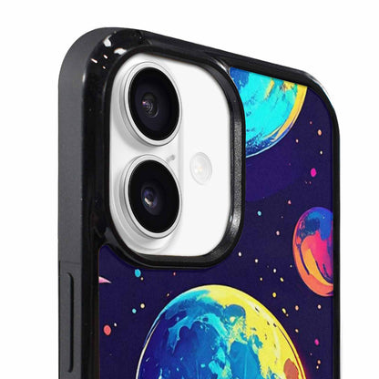 iPhone 17 Case — Neon Winter Moon Cartoon Cute, Personalized Phone Case